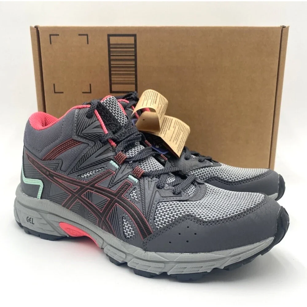 ASICS GEL-VENTURE 8 MID Women's NEW Trail Shoe Grey US Size 8.5